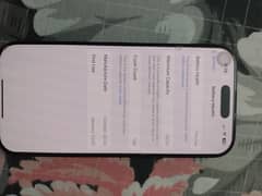 Iphone 16 pro Black color  PTA approved