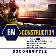 Construction services, Building Contractor, Grey structure, Renovation