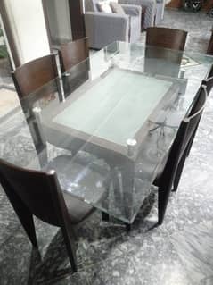 dining table with 6 chairs