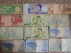 foreign currency/ UAE dirhams / Thailand currency/Brazilian dollar