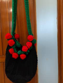 Popular Handmade Rose crochet bag.