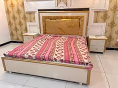 Branded Turkish double bed set Home used