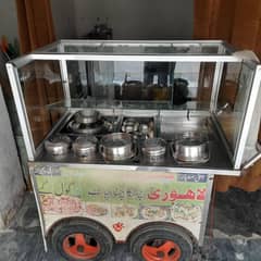 Refreshment Stall . Aluminum and Stell made