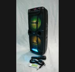 BLUETOOTH WIRELESS SPEAKER DOUBLE 8/8 SPEAKER BIG SOUND MODEL 1743