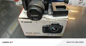 canon camera 1500d 10by 10 just like a new