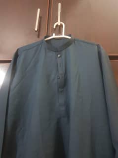 Gents Kameez Trouser Suit for 20 years total new in blue green shade