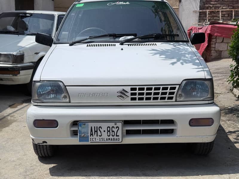 2018 model mehran vx  converted to vxr ac installed 1 piece touching 0