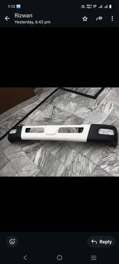 fusso canter front bumper