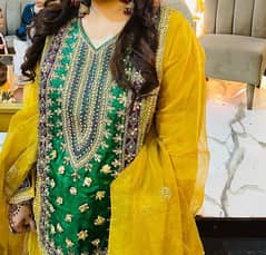 mehndi dress for sale