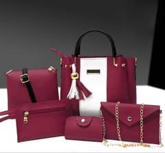 womens 5 pcs bag set