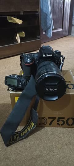 Nikon D750 With Complete Accessories Box and all.