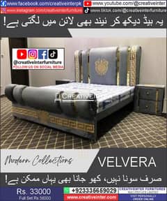 Double Bed King Size SIngle Full Size Queen Bedroom Cushion Wooden