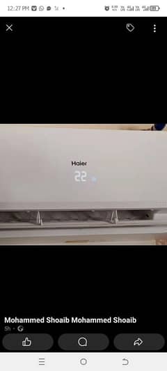 haier DC inverter 1.5 ton WhatsApp number 0329,,23,,38,,213