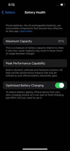 Iphone 13 Pro LLA model (original) not JV 91 Battery
