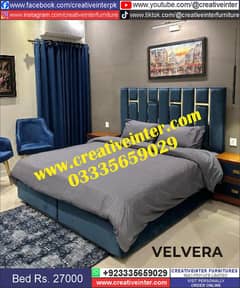 Double Bed King Size SIngle Full Size Queen Bedroom Cushion Wooden