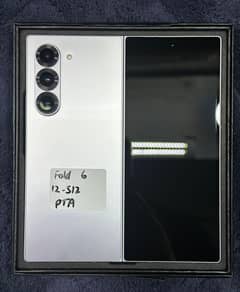 Samsung galaxy Z Fold 6  silver shadow  512 gb pta 2months warranty