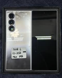 Samsung galaxy Z Fold 6 256gb sliver Nonpta esim time compete box