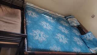 Bed with metress