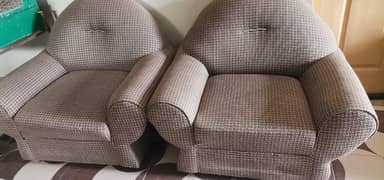 2 Single-Seater Sofa Chairs | Stylish & Comfortable | Neat Condition