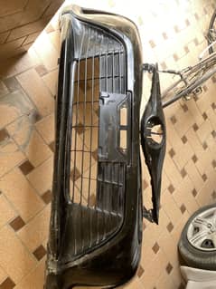 Vitz 2014 spider model front and back bumper