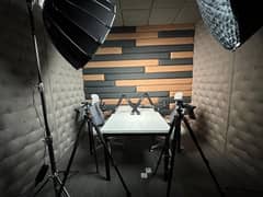 podcast studio+ infinity room available for rent in Lahore