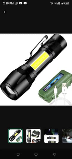 rechargeable flashlight for sell  free delivery Over all Pakistan