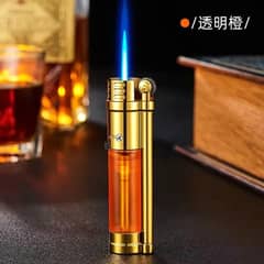 Classic Windproof  Lighter With Clear fuel tank