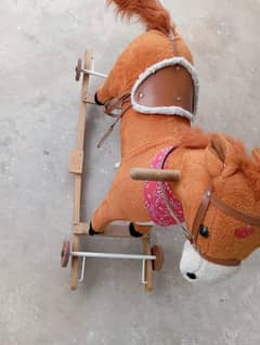 Kids Horse Walking and Swing