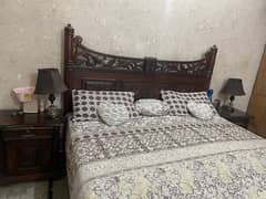 Pure wood bed for immediate sale