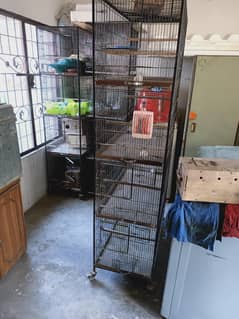 Cages for sale almost new  accessories k sath