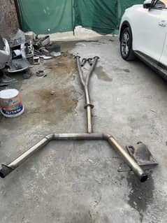 Mark X stainless steel exhaust piping