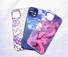 iPhone 13 Mini Silicone Back Cover – Snake, Galaxy, Leopard Design
