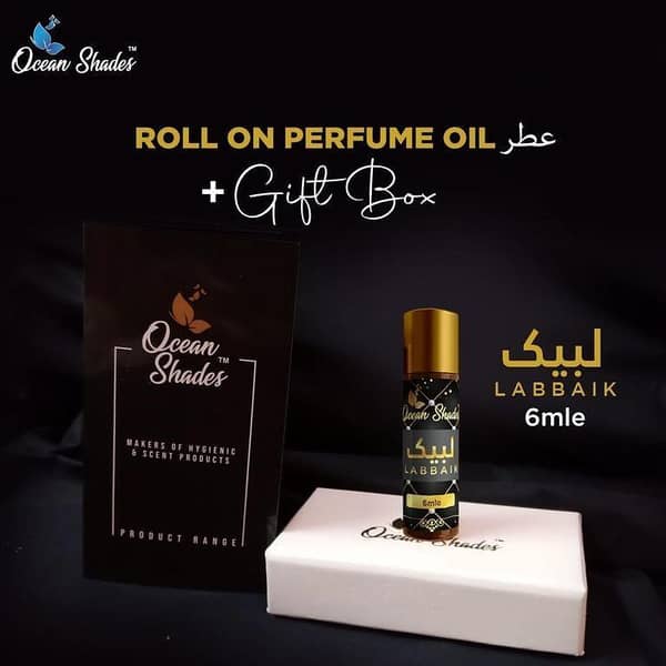 Ocean Shades LABBAIK Unisex Roller Perfume 6ml - Premium Fragrance