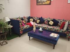 beautiful l shaped sofa available for sale