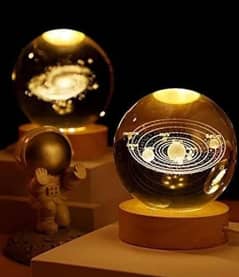 3d crystal  ball