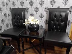 Two Chairs and Table