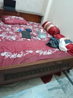 Pure wooden bed