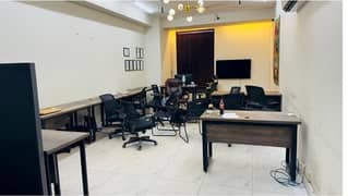 Fully Furnished Office Area 550 Square Feet Office Available For Rent Real Pictures In Gulberg 3 Lahore