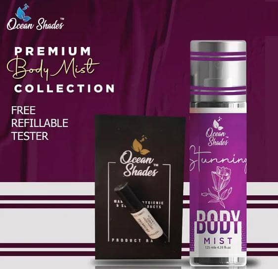 Ocean Shade Unisex Body Mist Collection - Premium Options (200 ML Available)
