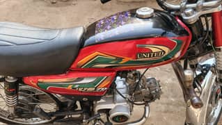 united bike 2022 model lush condition