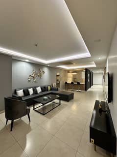 Luxury 3-Bed Apartment Goldcrest DHA for Daily Rent