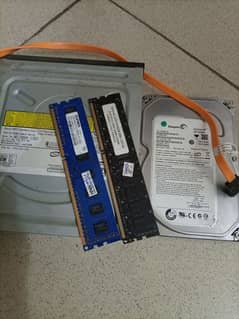 2 DDR ram 2gb. . . . HDD 256 GB. . . Cd/DVD rom read/write