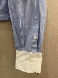 Blue striped button down PRIMARK BRAND NEW
