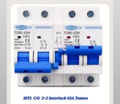 solar inverter, panel, battery DC cable, Breakers and accessories