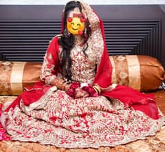 Bridal lehnga with jewllary