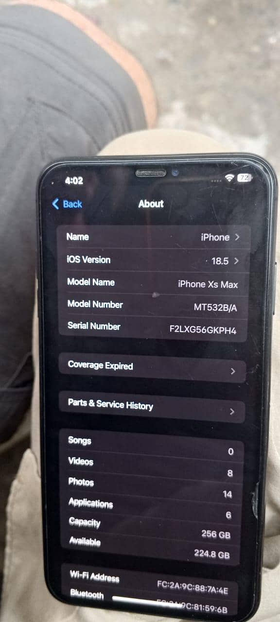 iphon xs max good condition working  non . . pta. . 2