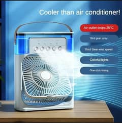 portable humidifier Air cooler mist fan mini table fan with 3 speed