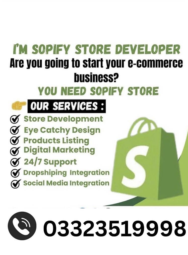 I AM SHOPIFY STORE DEVELOPER 0