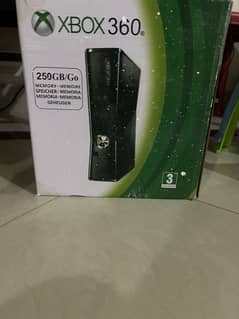 Xbox 360 Slim with 2 Wireless Controllers For Sale