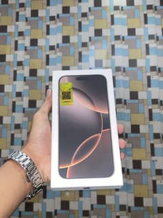I phone 16 pro max || Box Pack Mercantile Pta Approved || 256 Desert